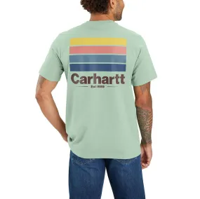 105713 - Carhartt Relaxed Fit Heavyweight Short-Sleeve Pocket Line Graphic T-Shirt