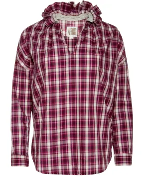 Berry Plaid Penelope Top