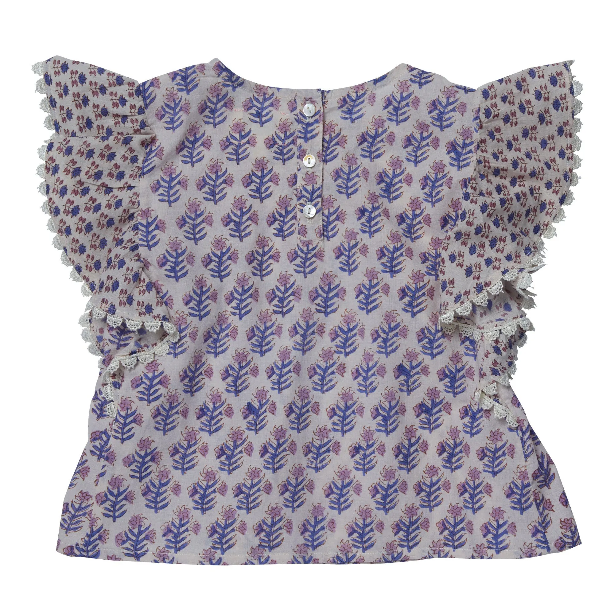 Bonheur du Jour Paris Daphne Blouse Rosee/Lilas