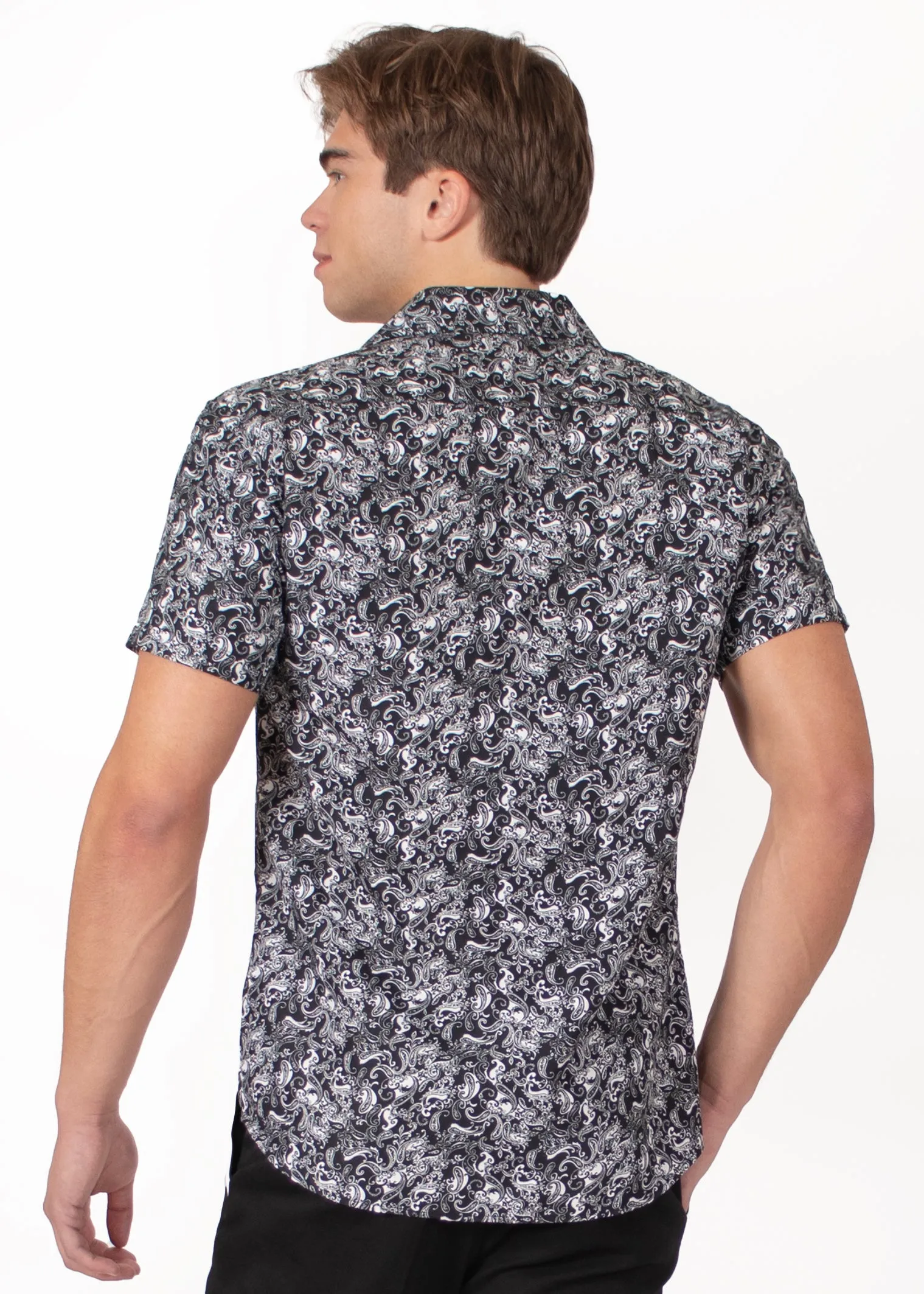 'Chic Paisley' Short Sleeve Shirt