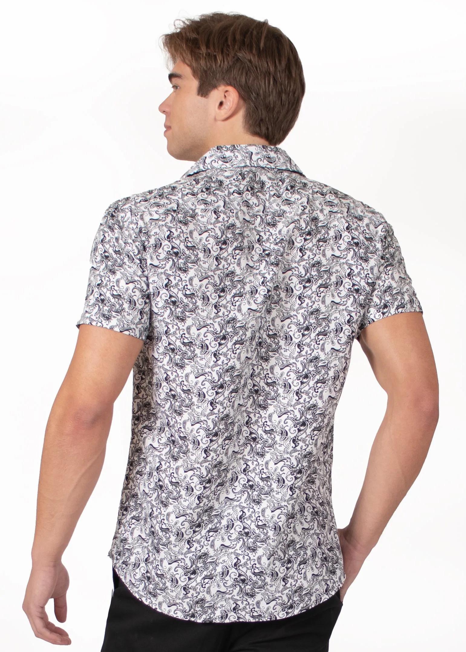 'Chic Paisley' Short Sleeve Shirt