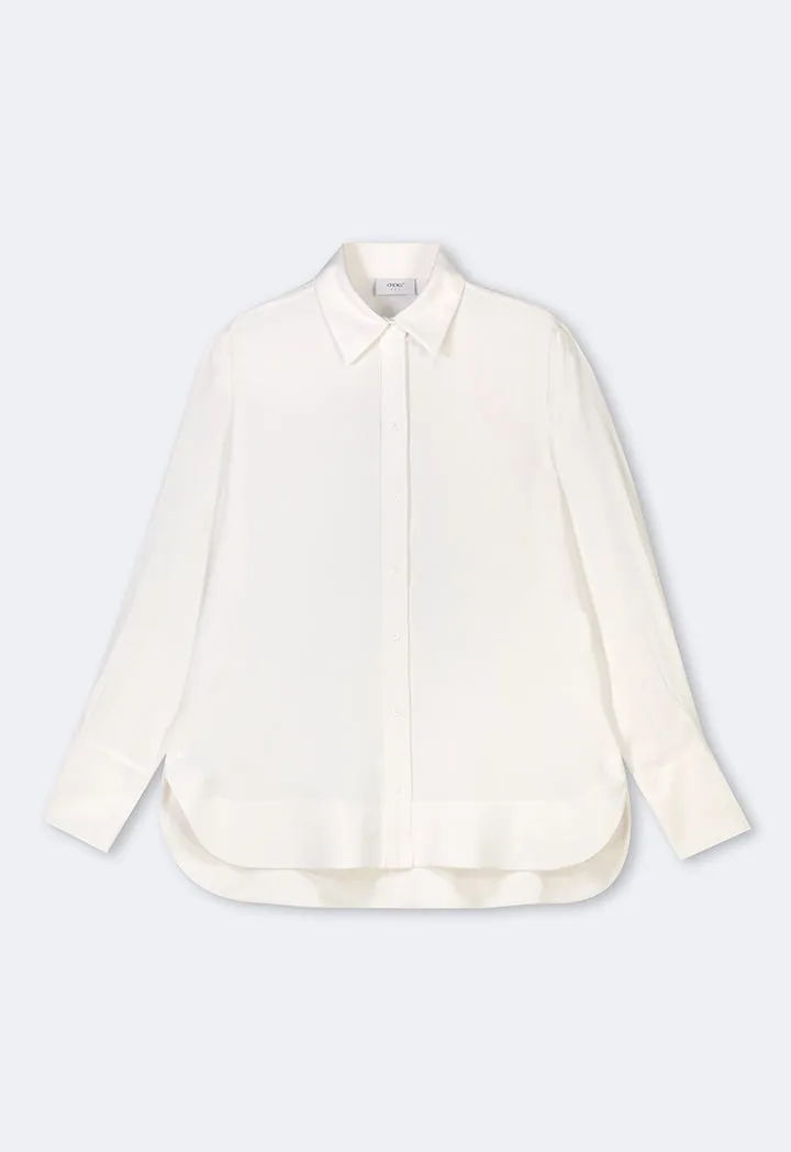 Choice Relaxed Fit Basic Shirt Off White