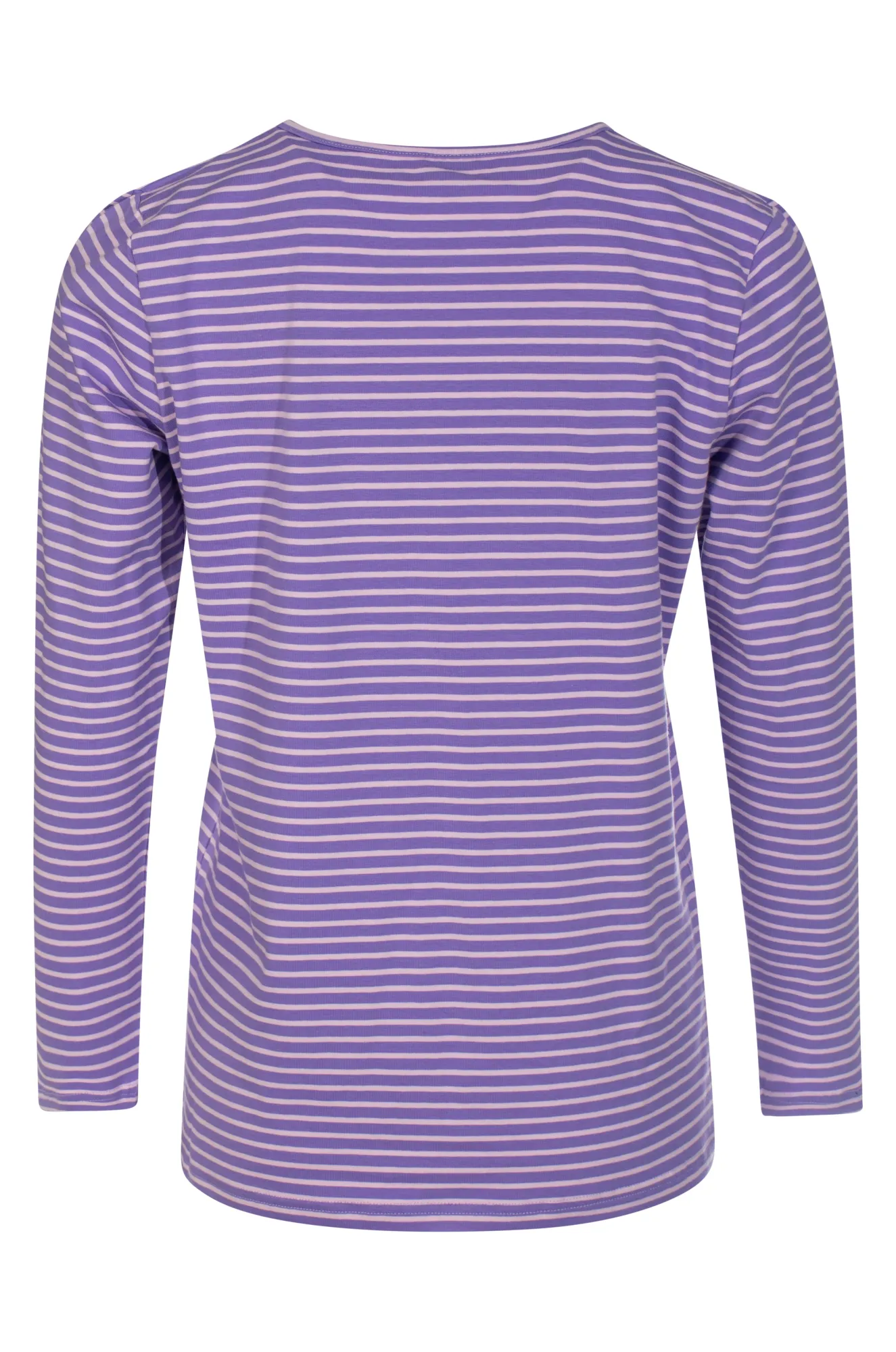 Crew neck Stripe Top | LILAC PINK | 6561ZZ