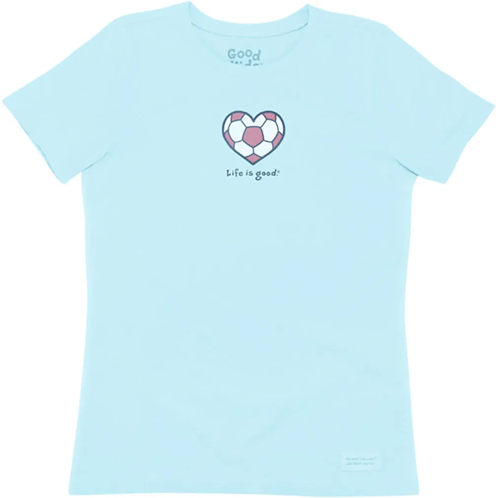 Crusher Soccer Heart T-Shirt by Life is good