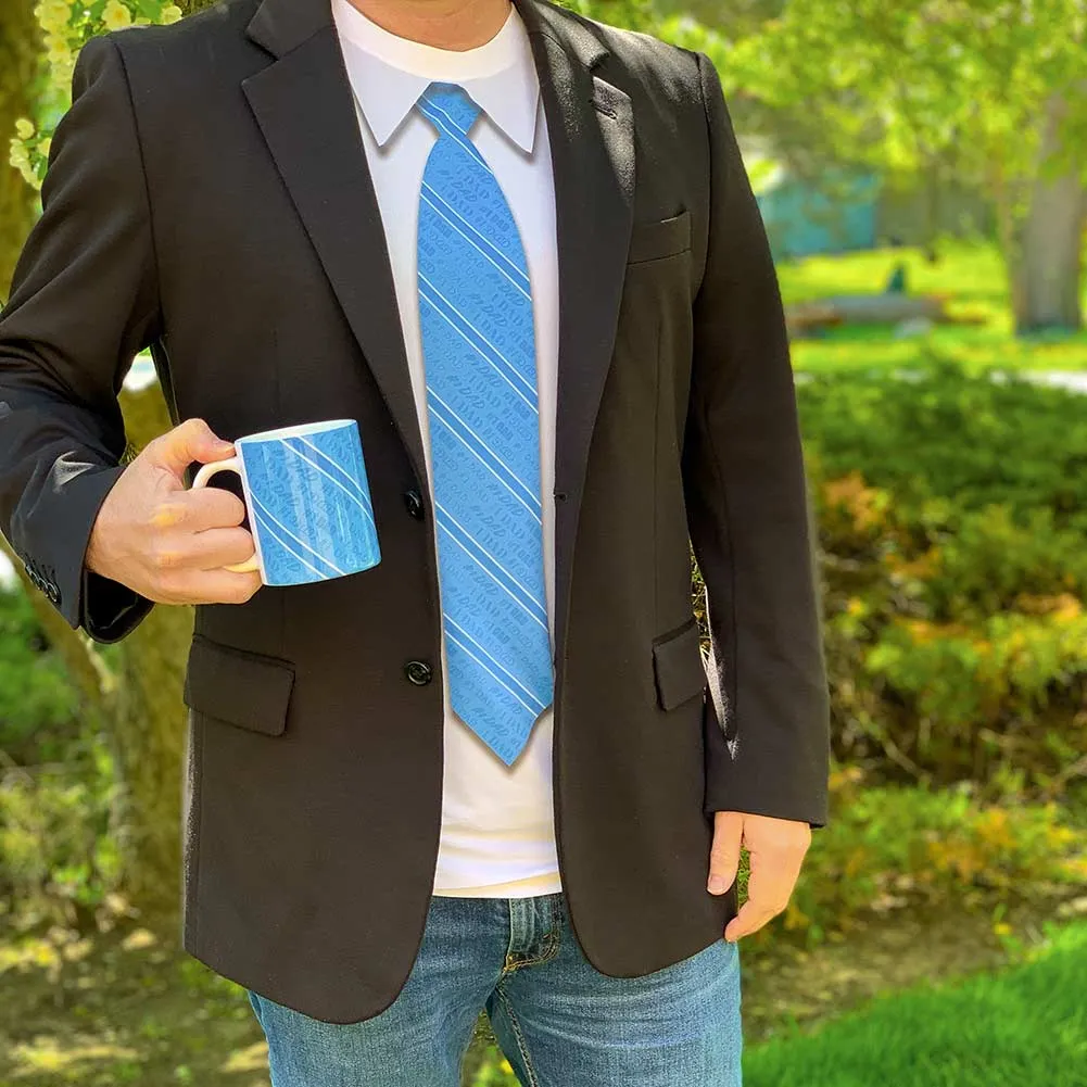 Dad Striped Necktie T-Shirt