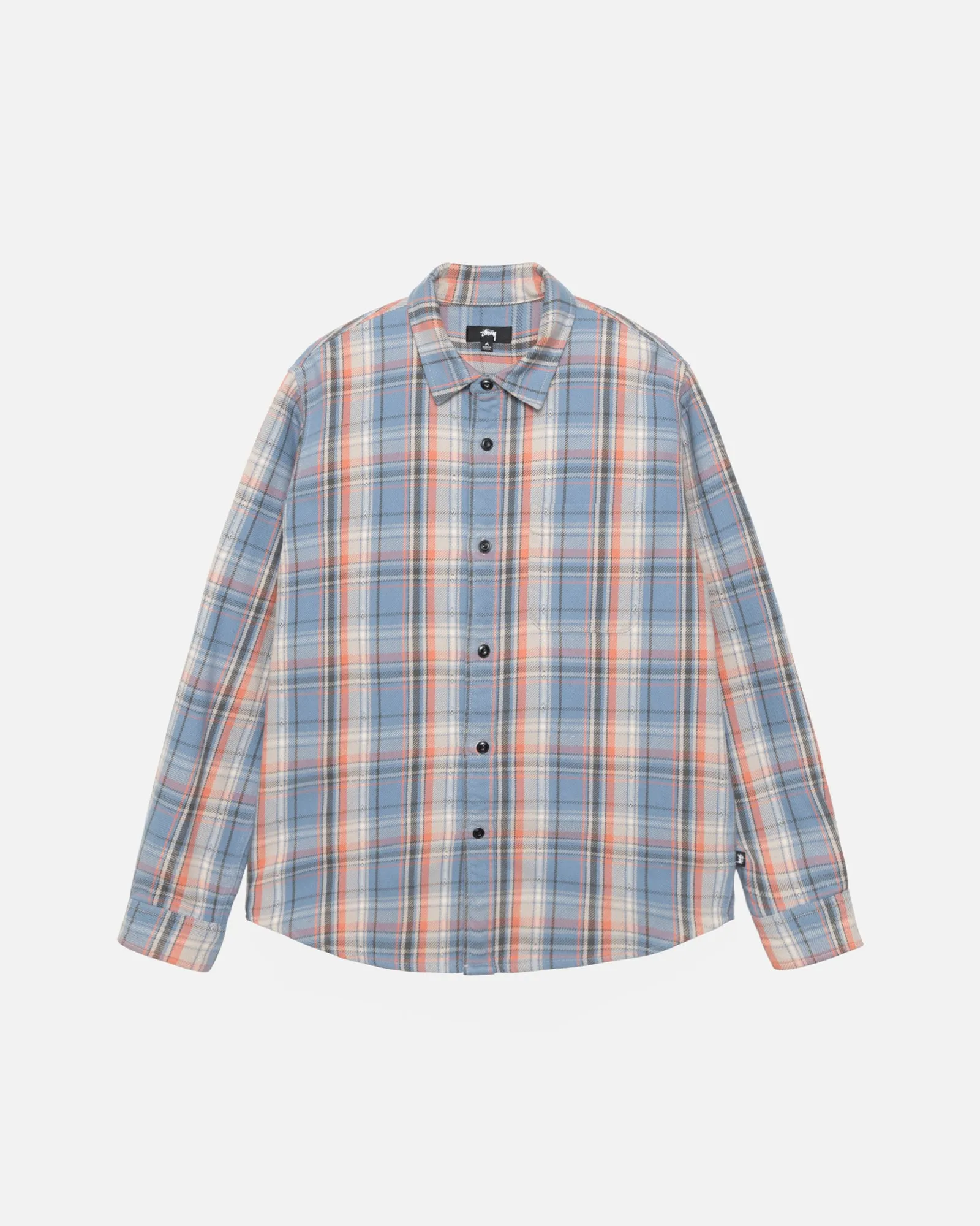 DAN WASHED COTTON PLAID SHIRT