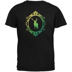 Deer Silhouette Black Youth T-Shirt