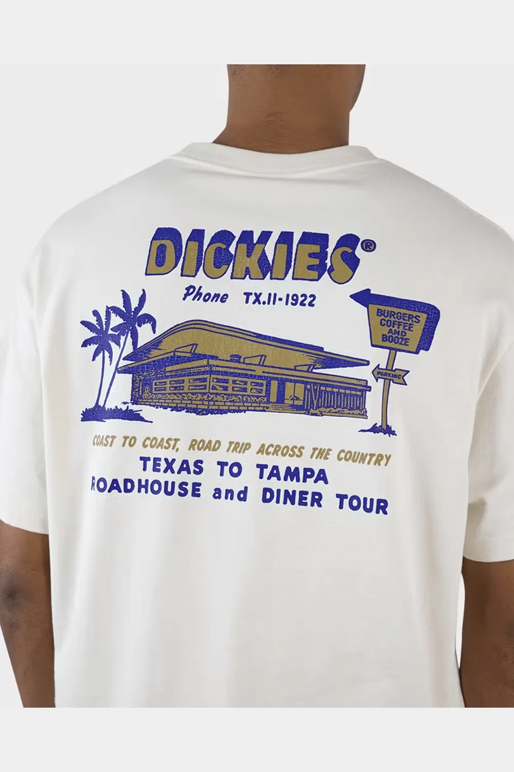 DICKIES Roadhouse 450 short sleeve relaxed fit tee - Bone