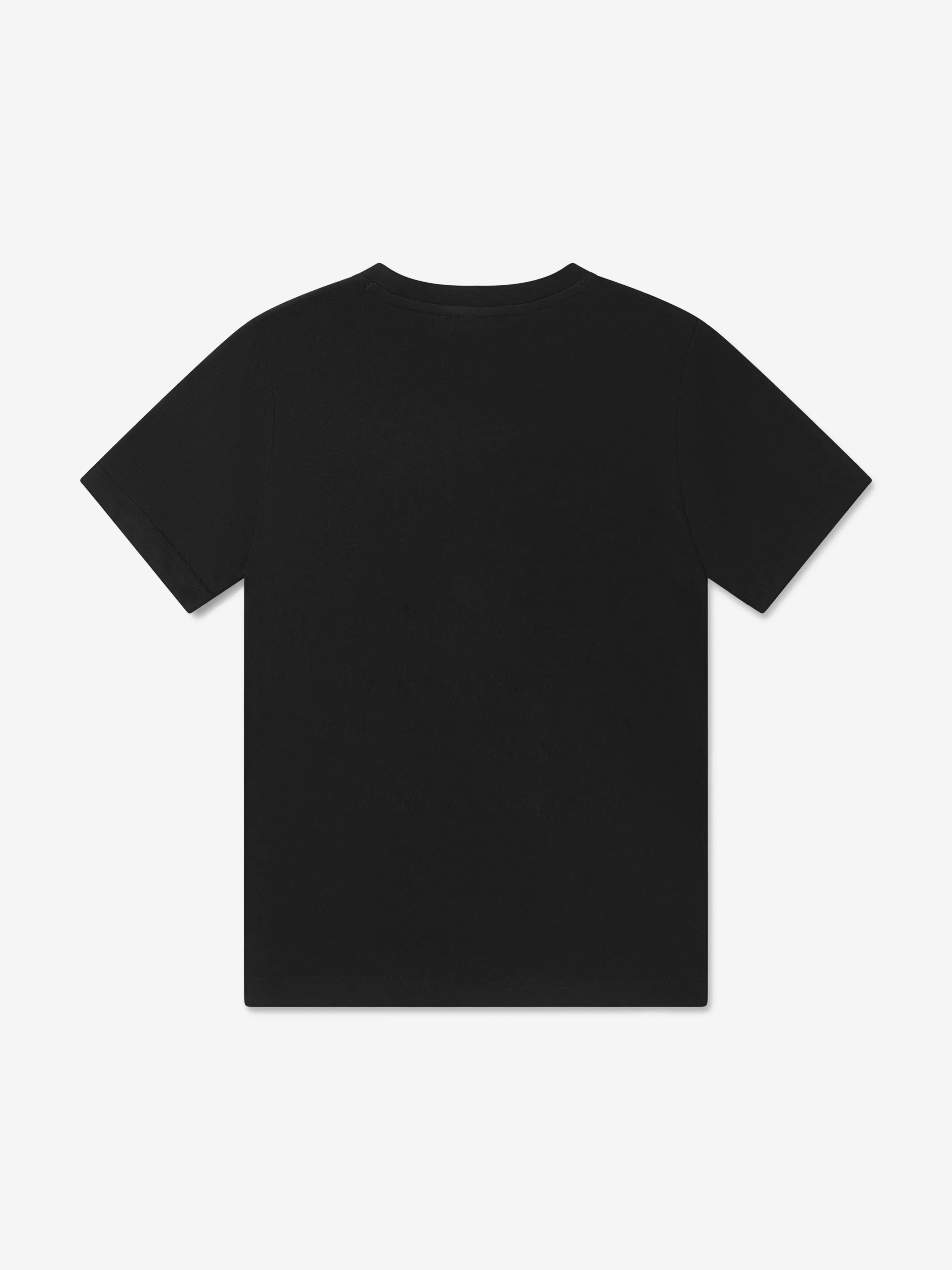 DKNY Boys Organic Cotton Logo T-Shirt in Black