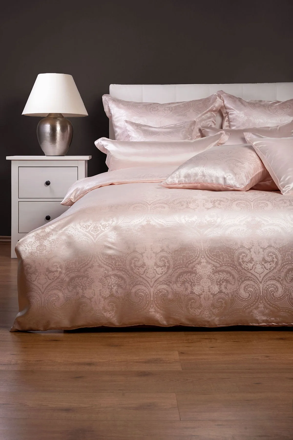 Ela Pink Pure Mulberry Silk Flat Sheet