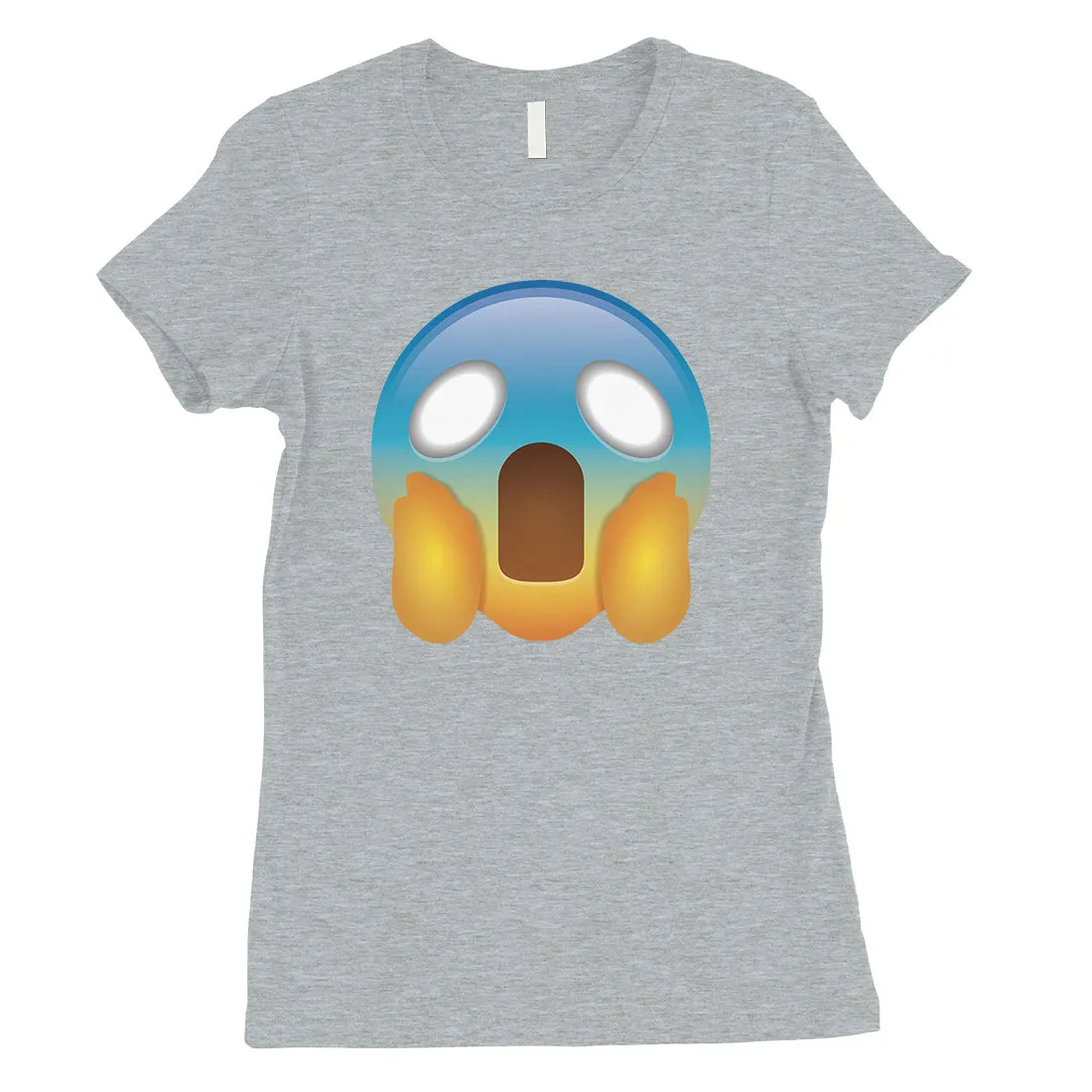 Emoji-Screaming Womens Awesome Playful Great T-Shirt Costume Gift