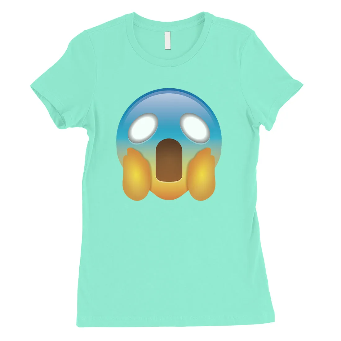 Emoji-Screaming Womens Awesome Playful Great T-Shirt Costume Gift