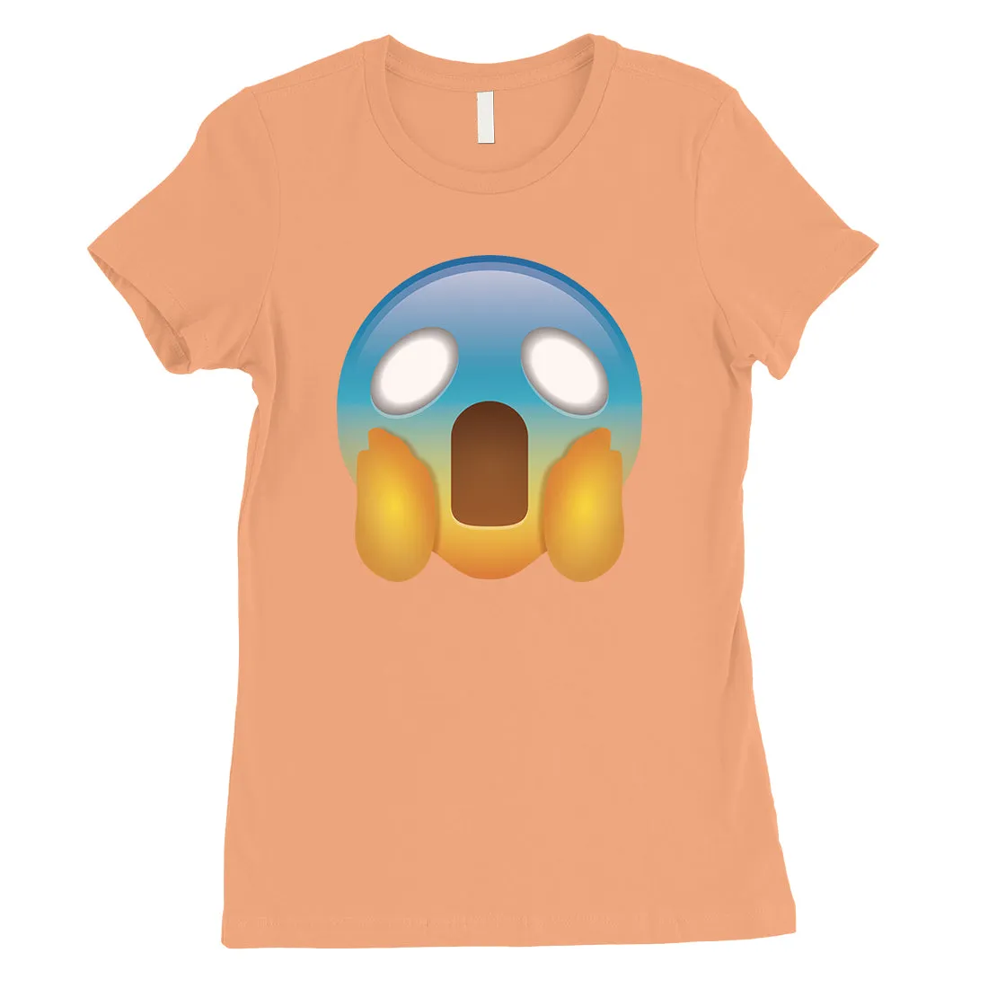 Emoji-Screaming Womens Awesome Playful Great T-Shirt Costume Gift