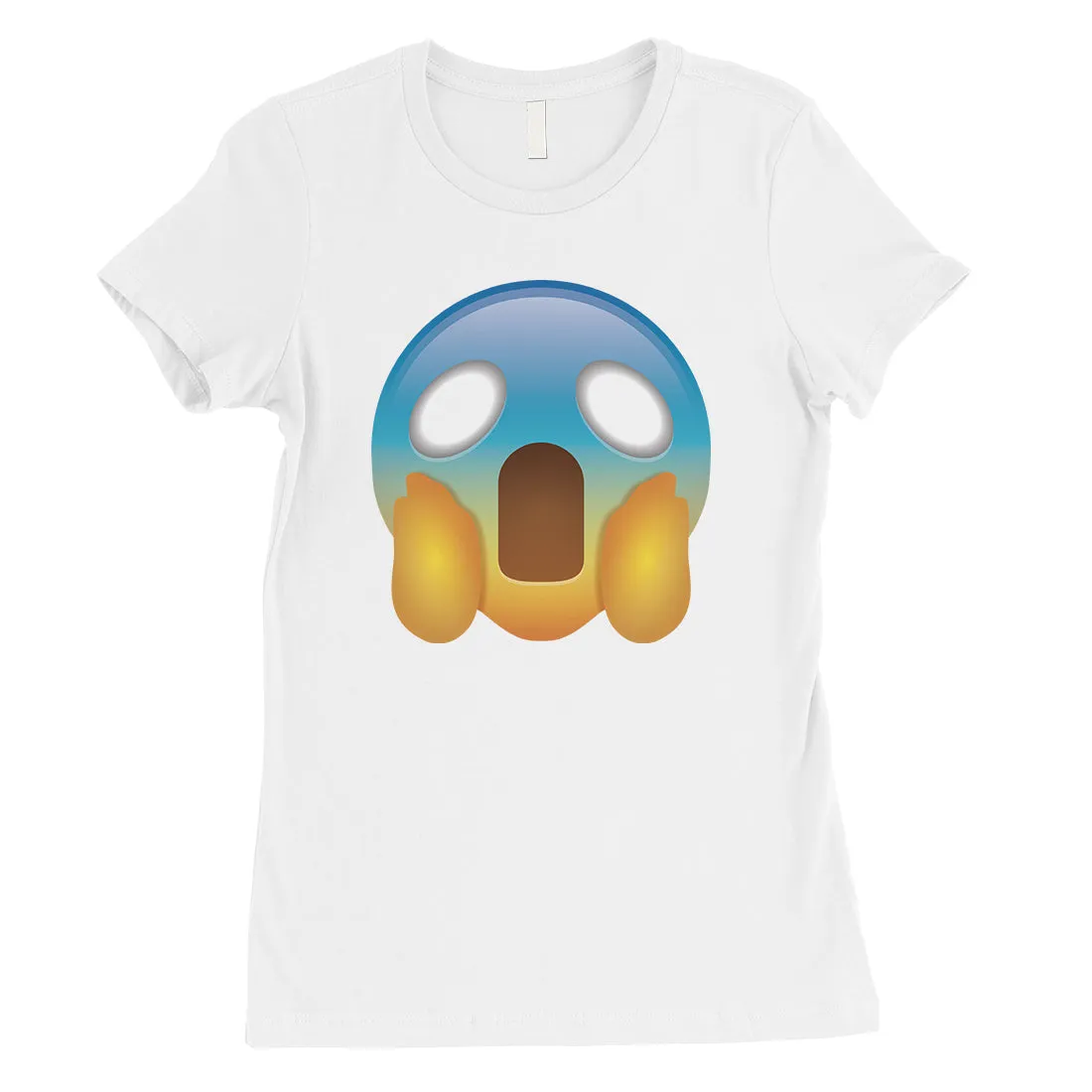 Emoji-Screaming Womens Awesome Playful Great T-Shirt Costume Gift