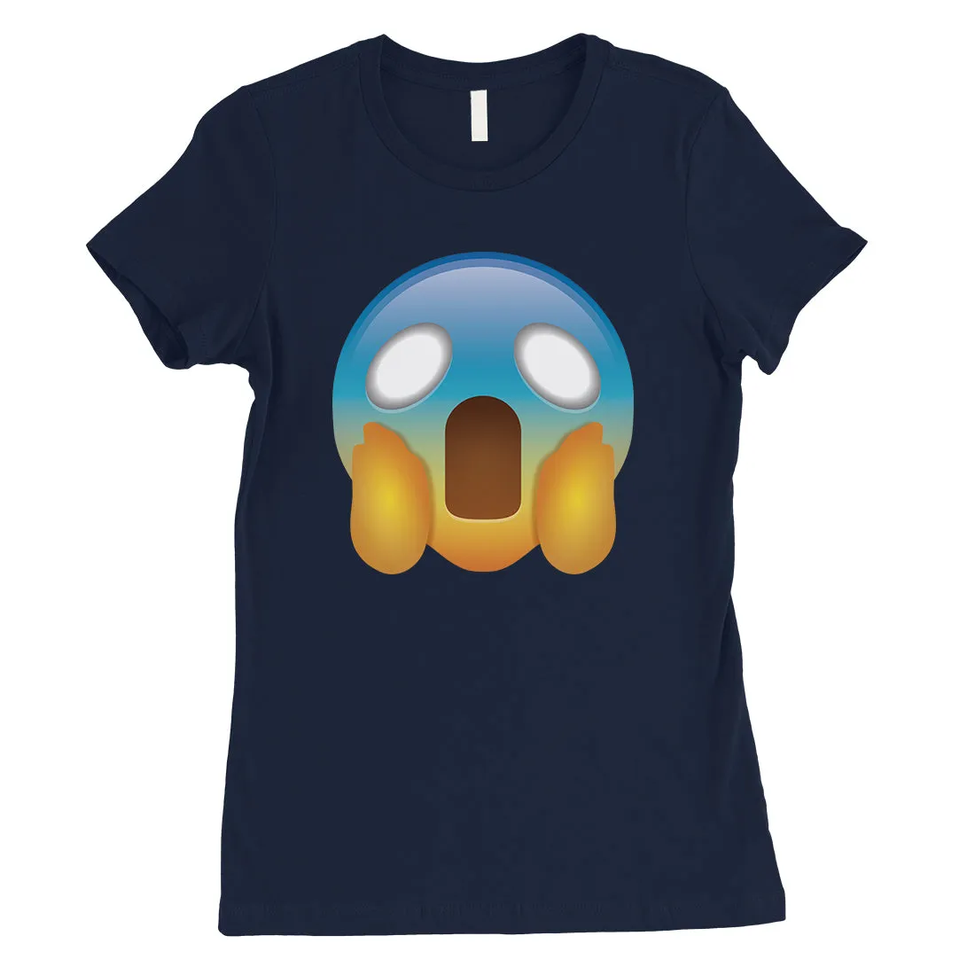 Emoji-Screaming Womens Awesome Playful Great T-Shirt Costume Gift