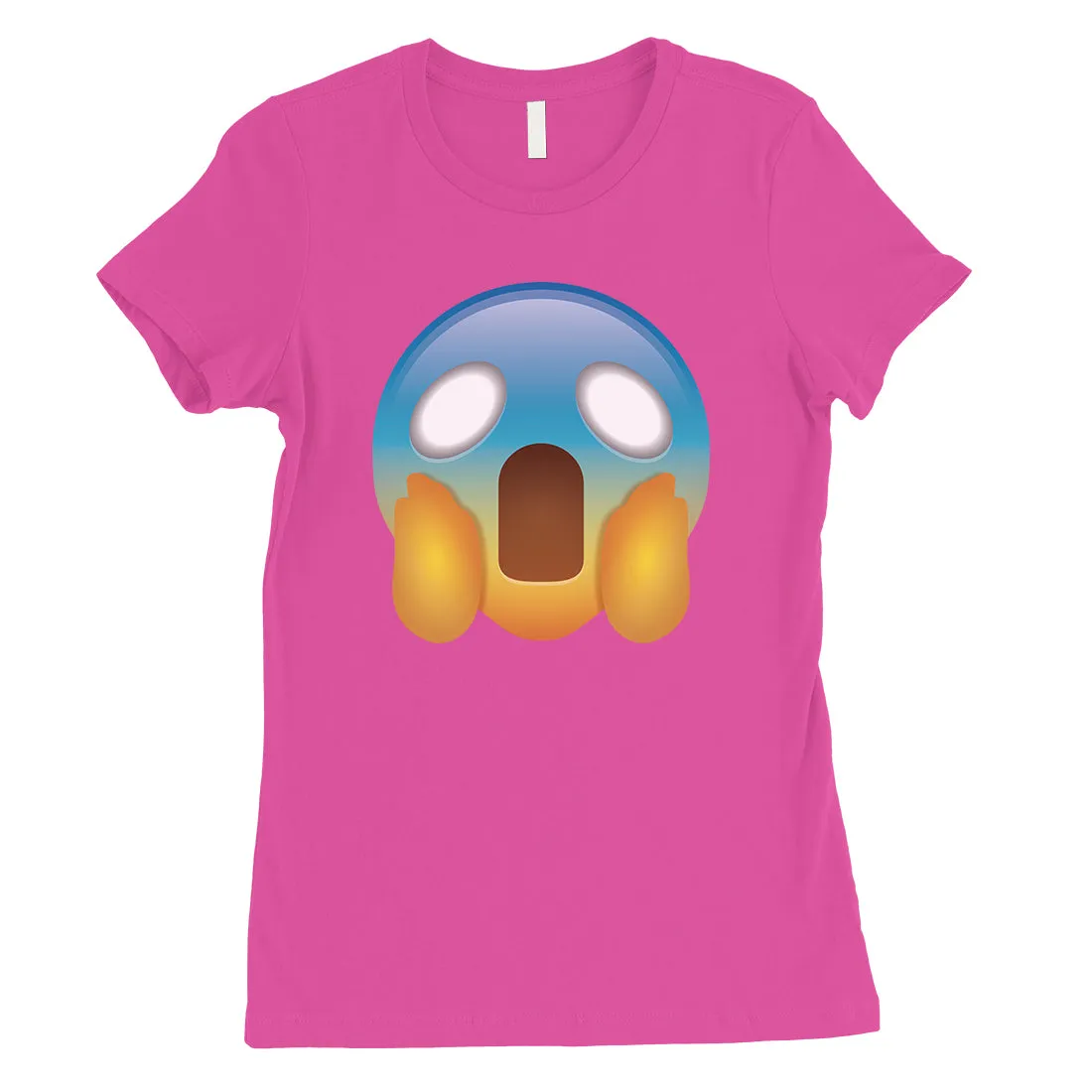 Emoji-Screaming Womens Awesome Playful Great T-Shirt Costume Gift