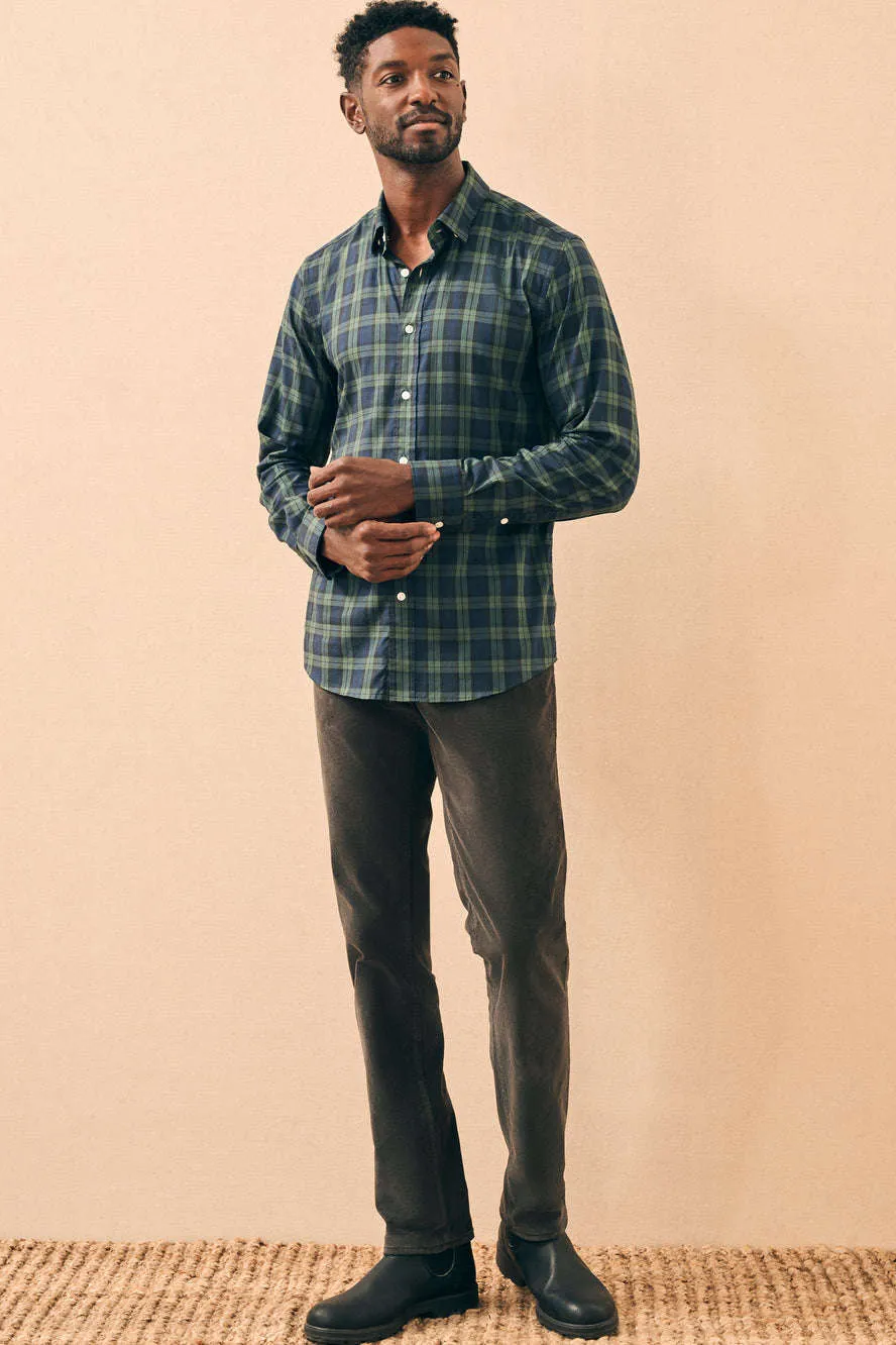 Faherty The Movement™ Shirt in Blackwatch Plaid