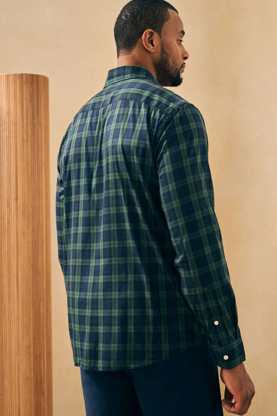 Faherty The Movement™ Shirt in Blackwatch Plaid