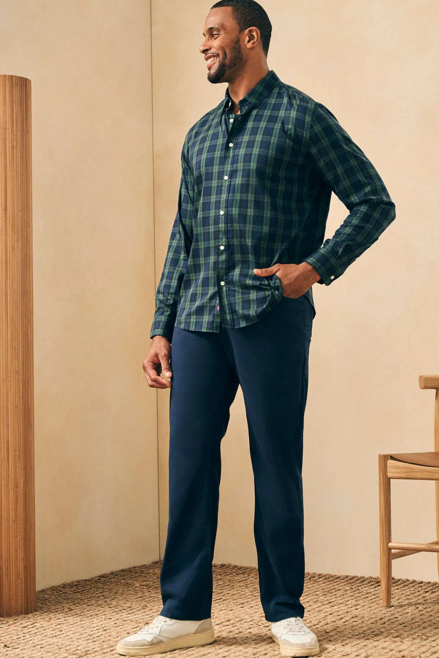 Faherty The Movement™ Shirt in Blackwatch Plaid