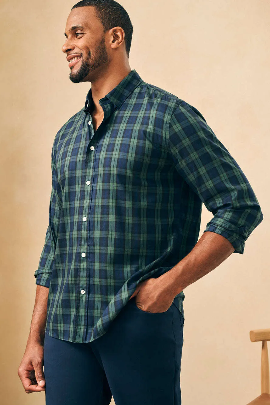 Faherty The Movement™ Shirt in Blackwatch Plaid