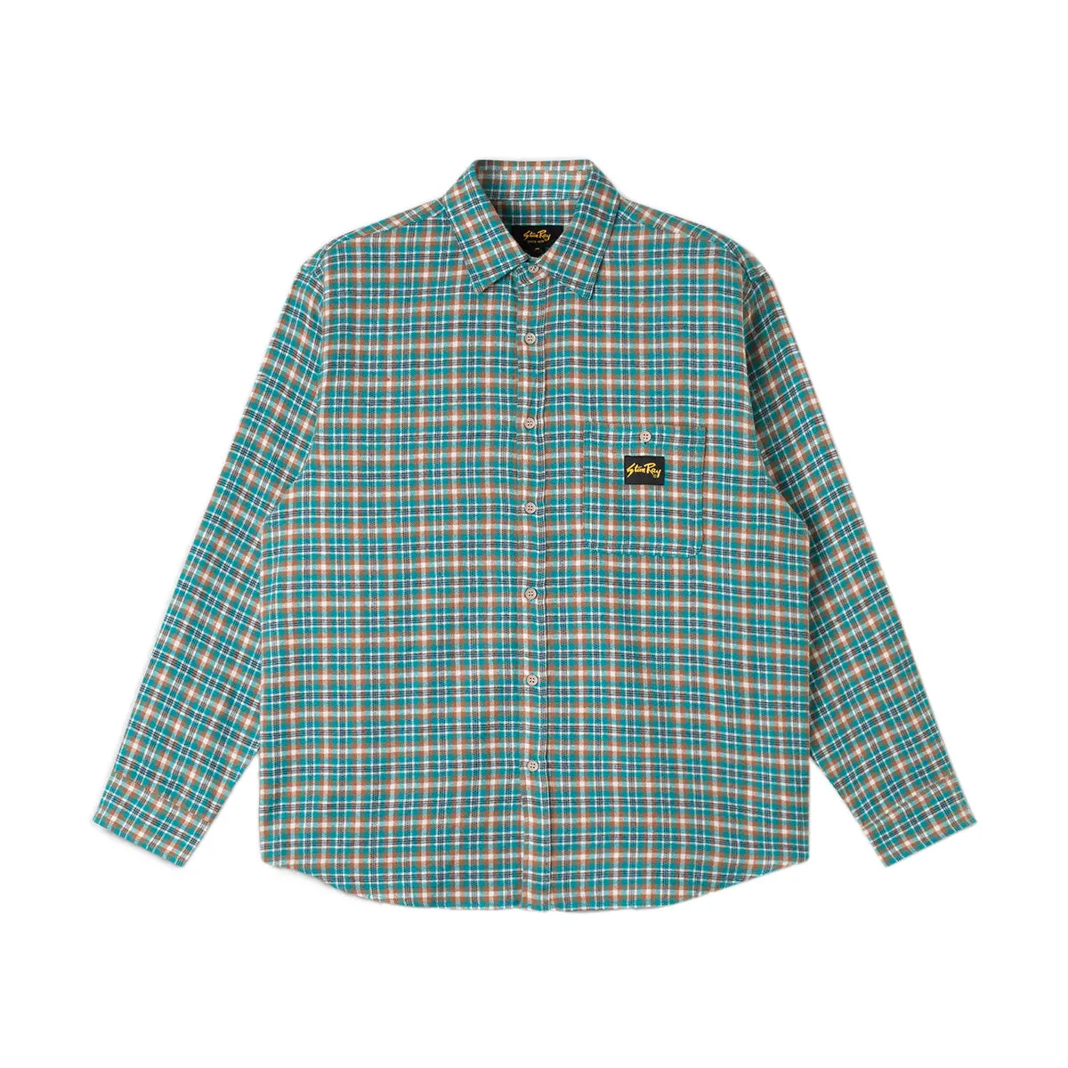 FLANNEL SHIRT - AQUA PLAID