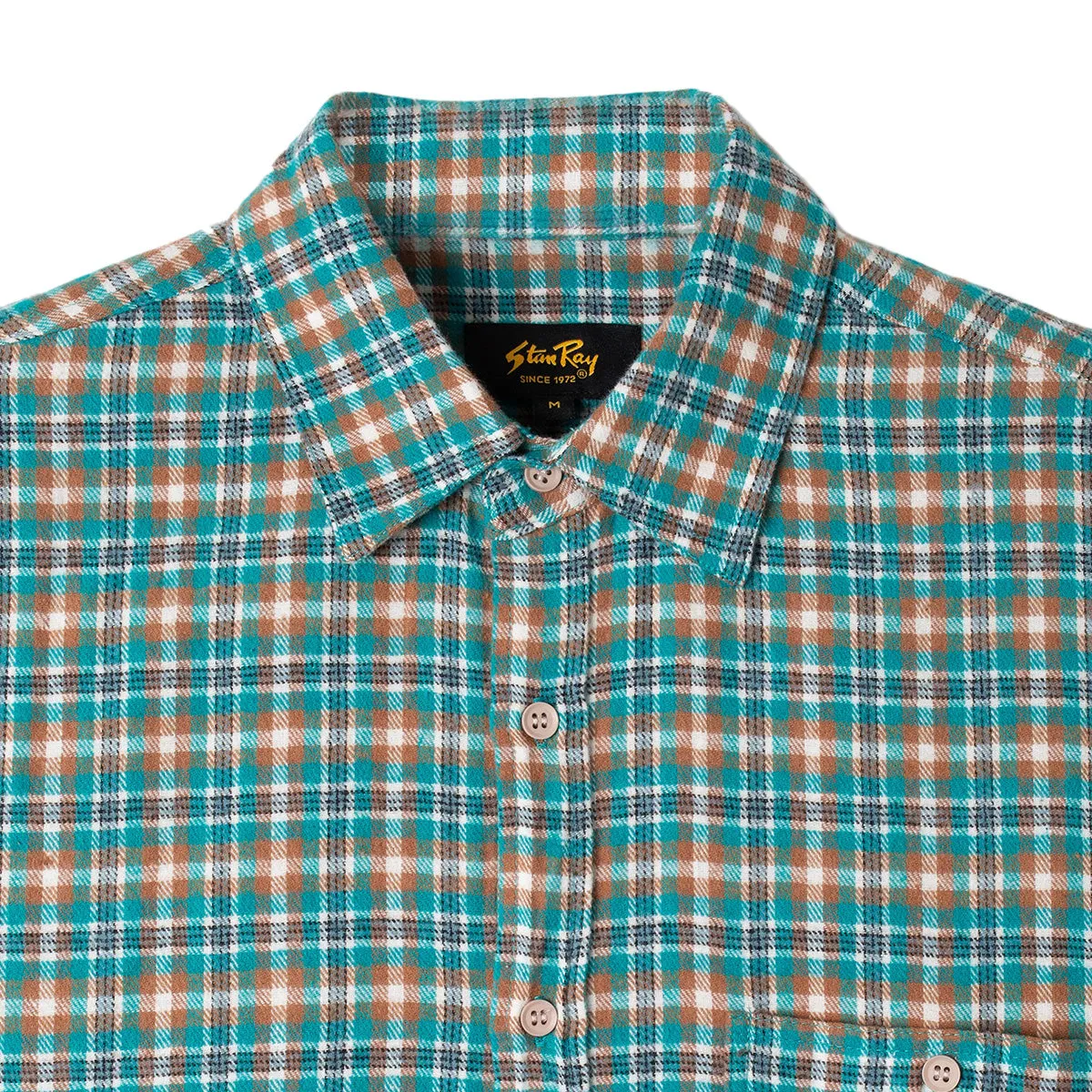 FLANNEL SHIRT - AQUA PLAID