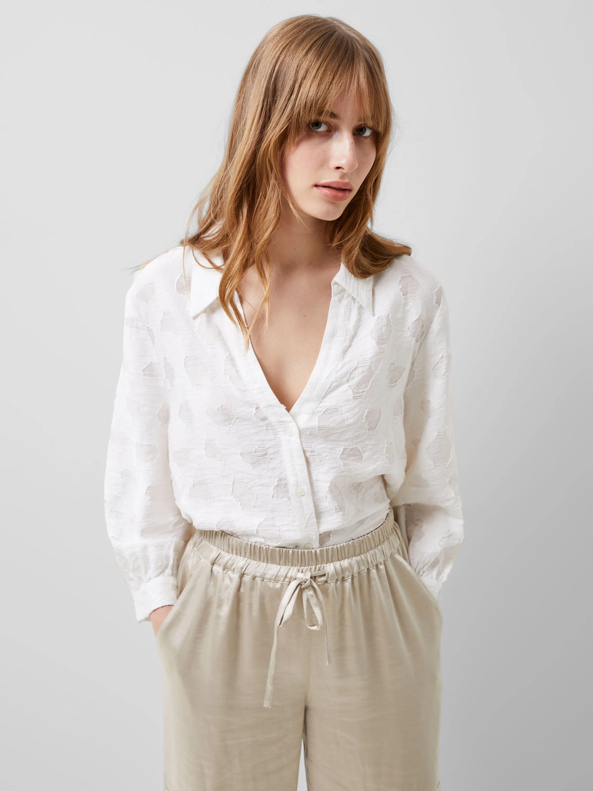 Freya Devore Jacquard Shirt