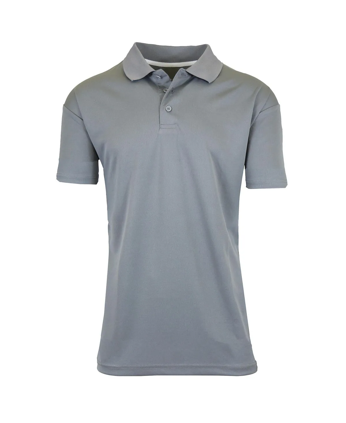 Galaxy By Harvic Men's Moisture-Wicking Dry Fit Polo Shirt Without Tags light blue