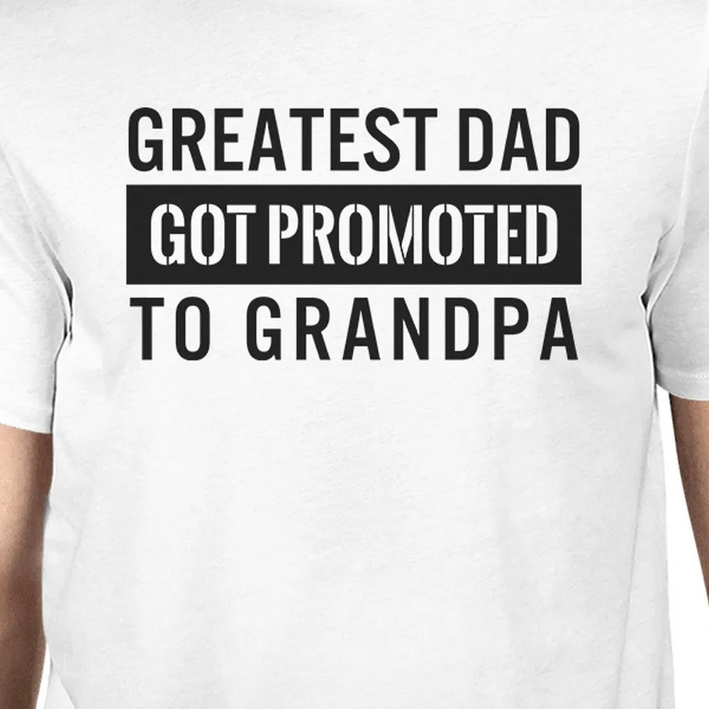 Got Promoted To Grandpa Men's Unique Design T Shirt For Grandpa