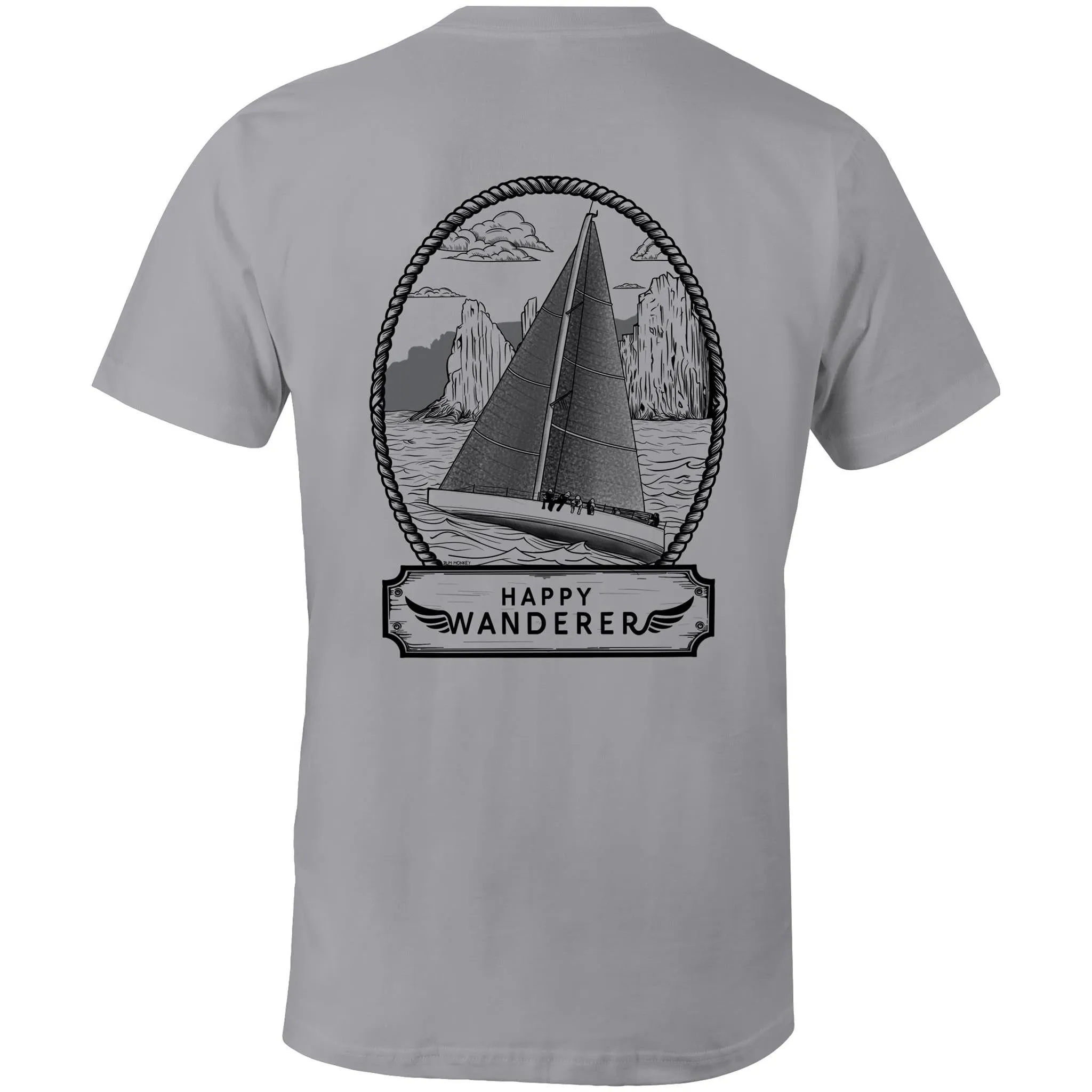 Happy Wanderer Charity Shirt - Grey Unisex