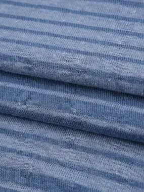 Hemp & Organic Cotton Light Weight Stripe Jersey Fabric (  KJ21D930A / KJ21D930B / KJ21D930C )