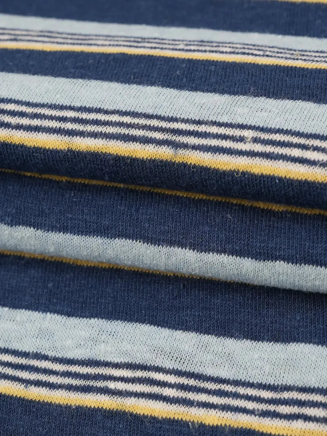 Hemp & Organic Cotton Light Weight Yarn Dyed Stripe Jersey ( KJ21D931A / KJ21D931B )