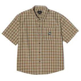 Huf H Star Plaid Shirt Putty