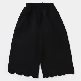 Infant Girls Cotton Eastern Trouser-Black