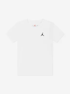 Jordan Boys Jumpman Air Embroidered T-Shirt in White