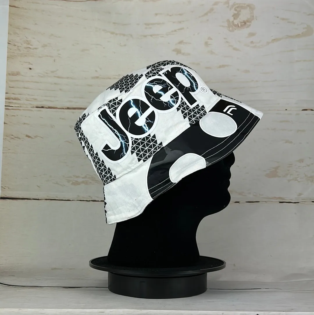 Juventus 2022-2023 Upcycled Home Shirt Bucket Hat * 8