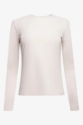 Long Sleeve Crew Neck T-Shirt Natural