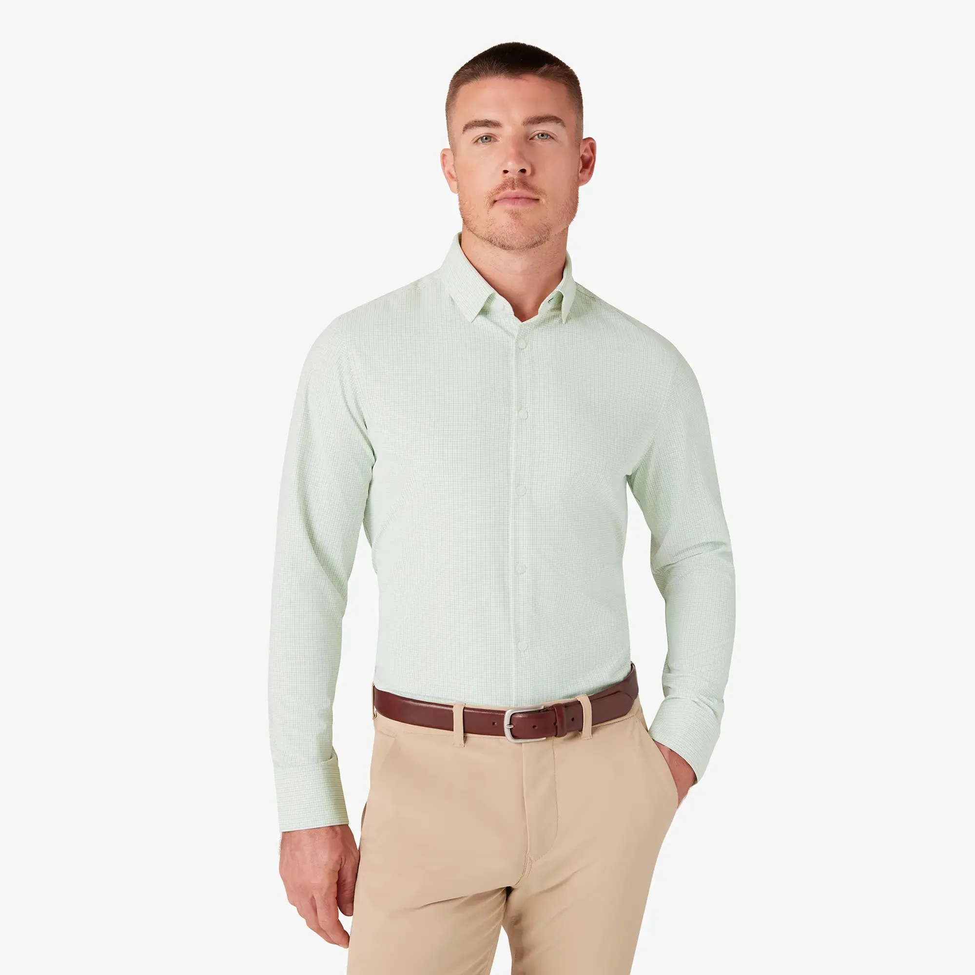 Men's Mizzen   Main | Leeward Classic Long Sleeve | Fern Filbert Plaid