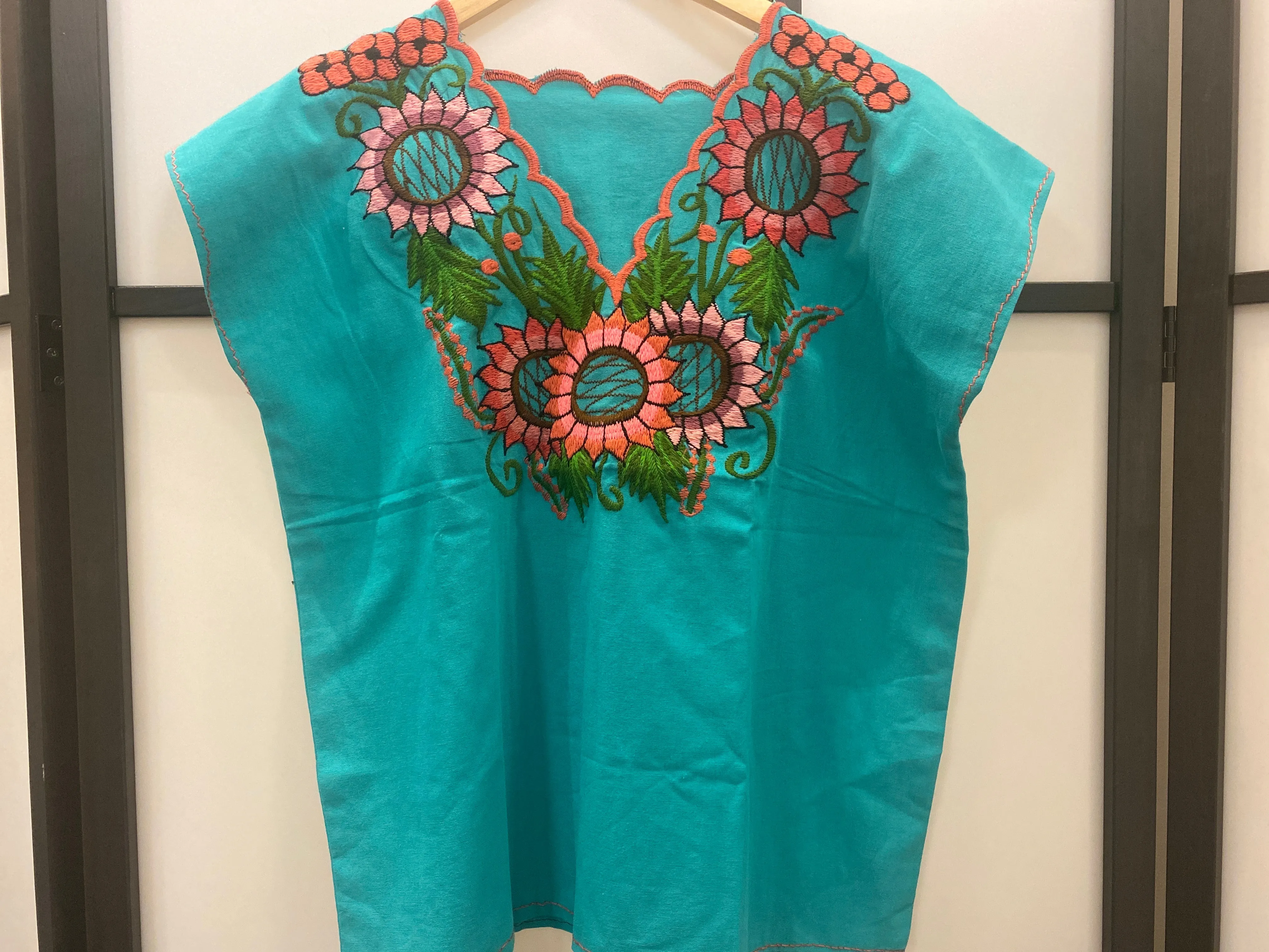 Mexican Embroidered Blouse