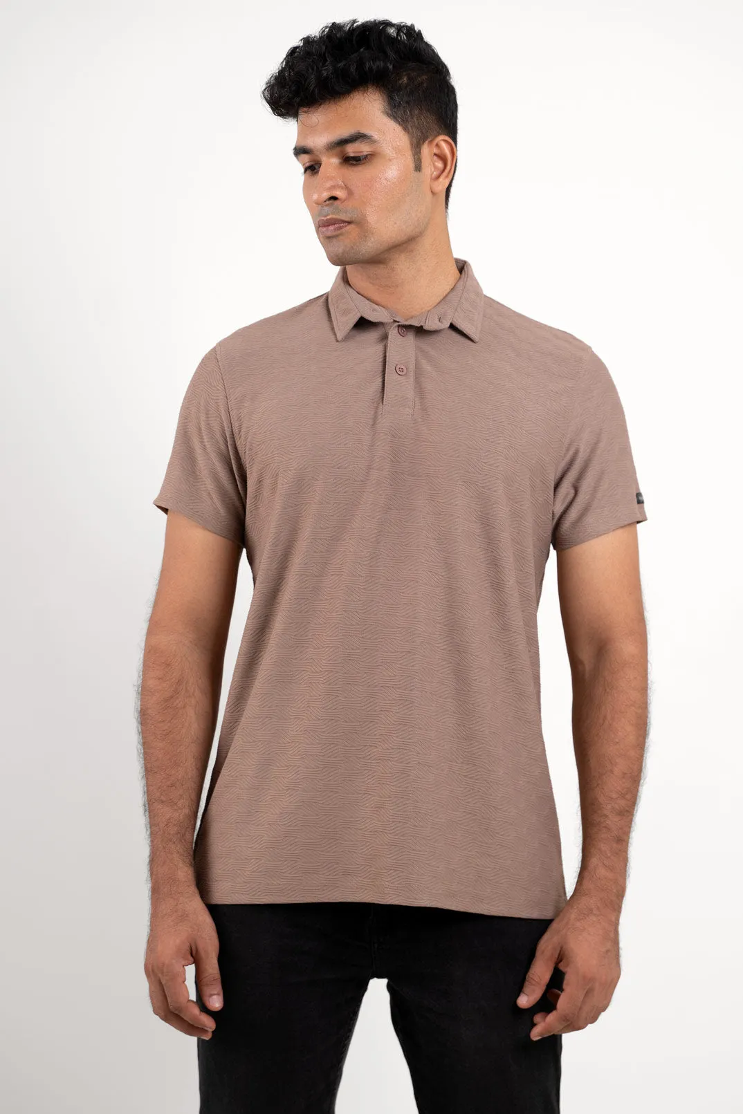 Monarch Brown Polo Tshirt For Man