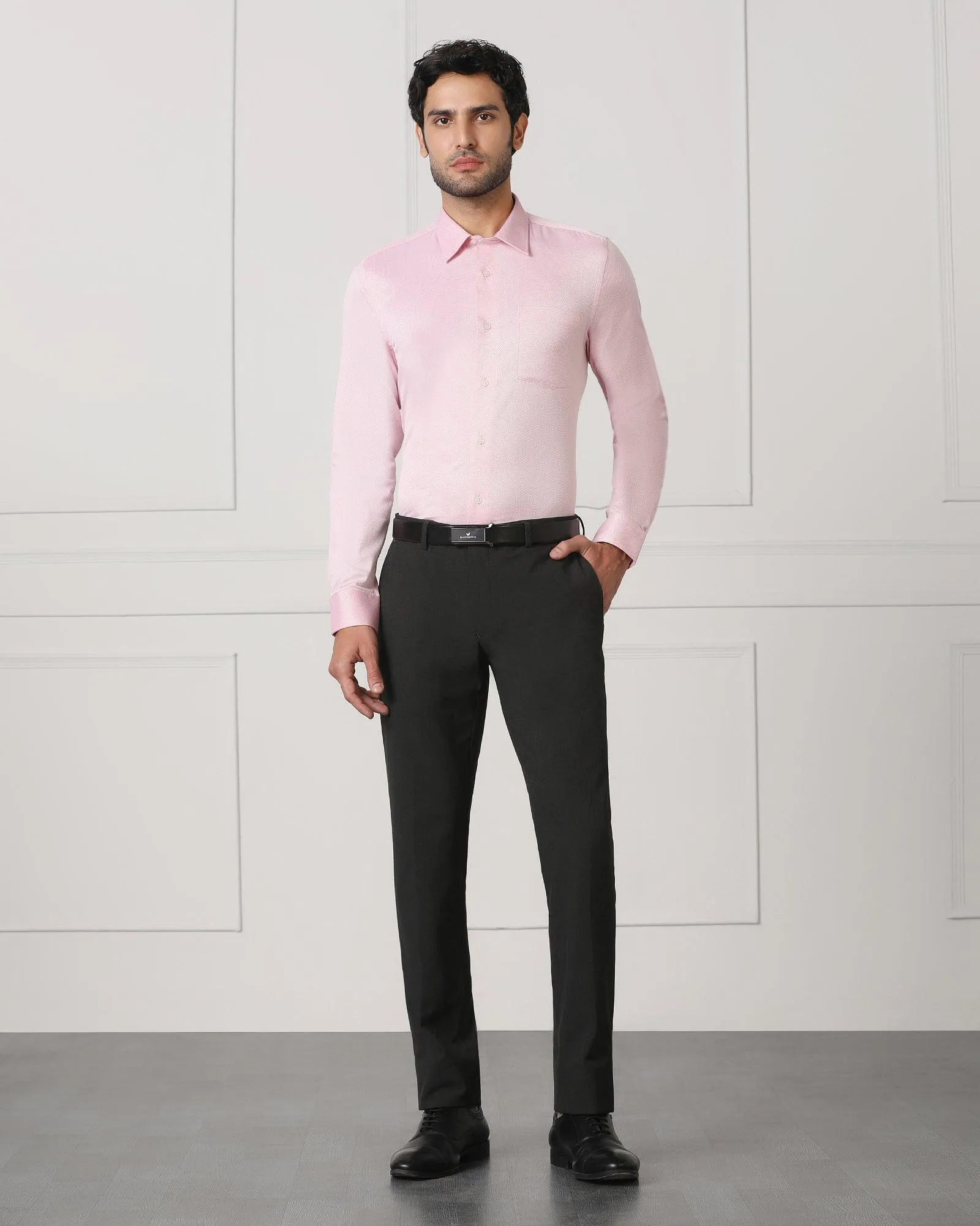 Must Haves Formal Pink Solid Shirt - Samuel