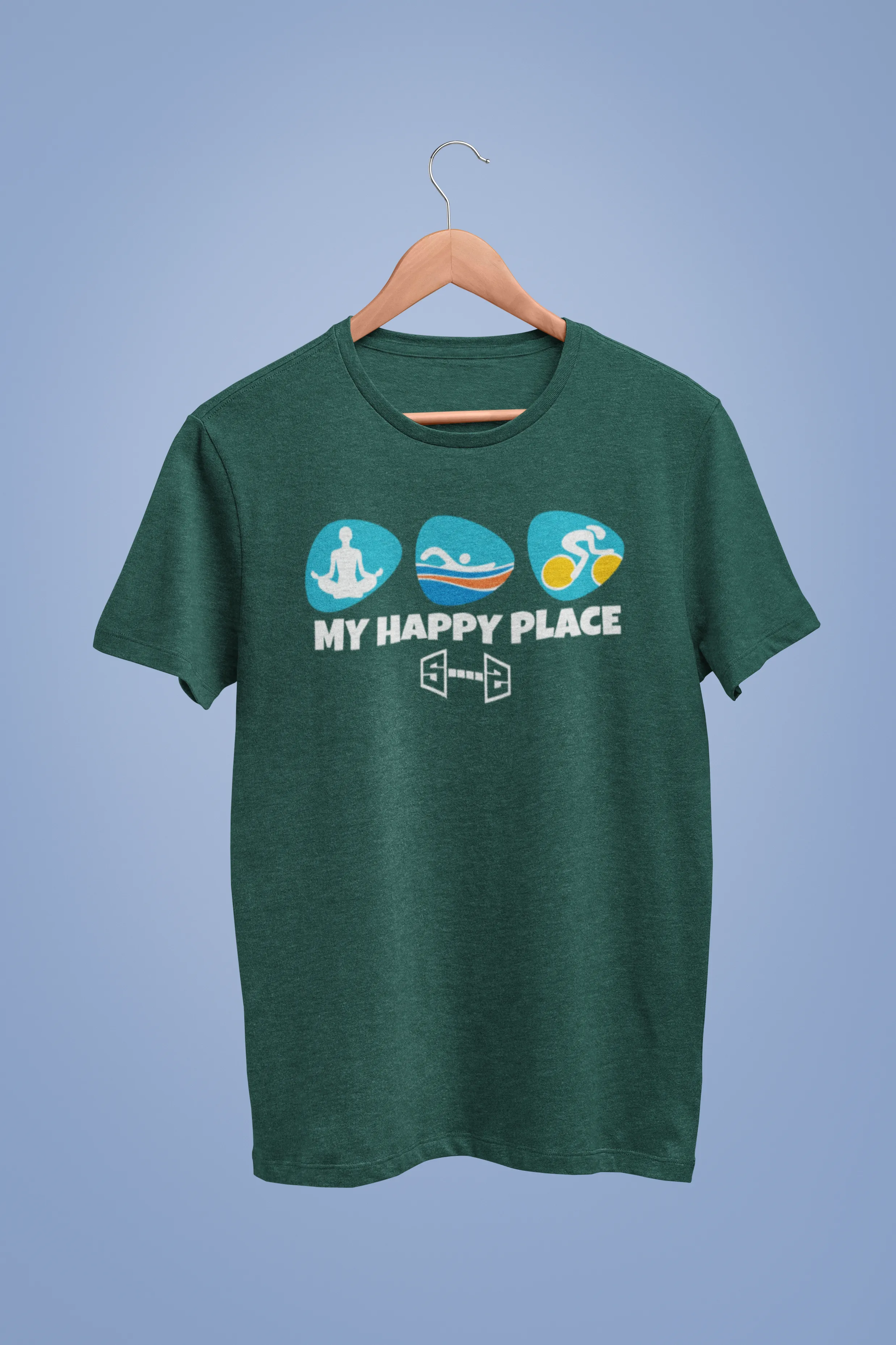 My Happy Place Green Tshirt