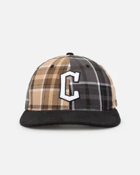 New Era Cleveland Guardians 'Multi Panel Plaid' 9FIFTY High Crown Strapback Plaid