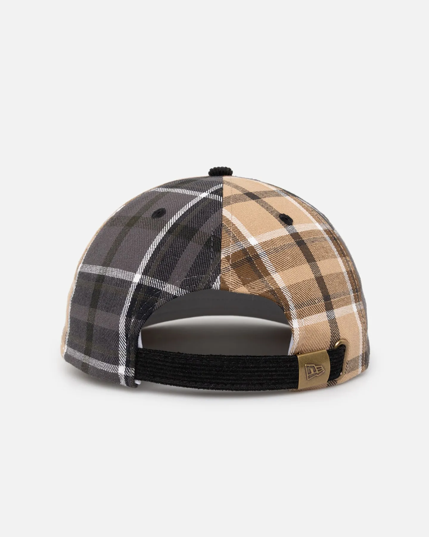 New Era Cleveland Guardians 'Multi Panel Plaid' 9FIFTY High Crown Strapback Plaid