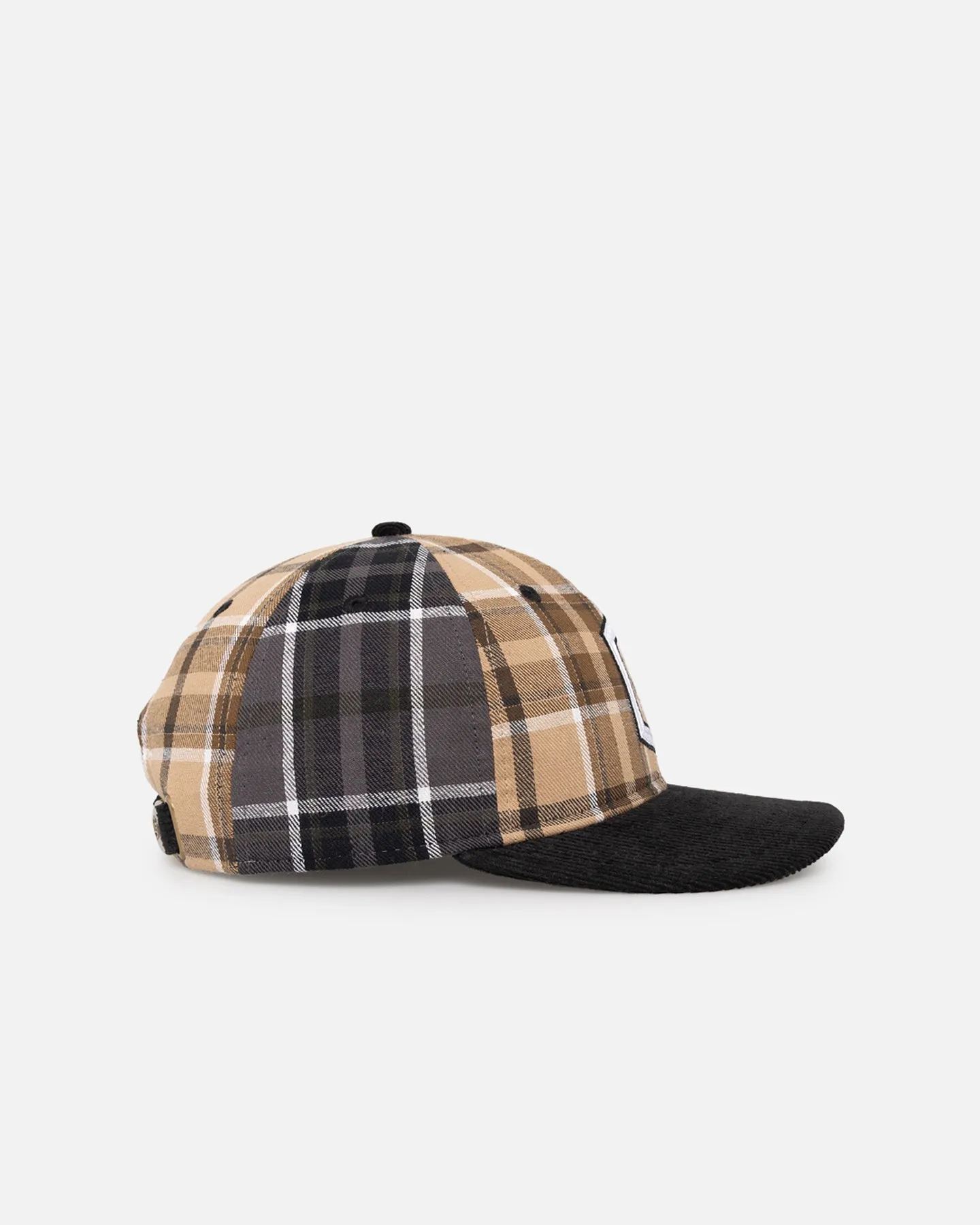 New Era Cleveland Guardians 'Multi Panel Plaid' 9FIFTY High Crown Strapback Plaid