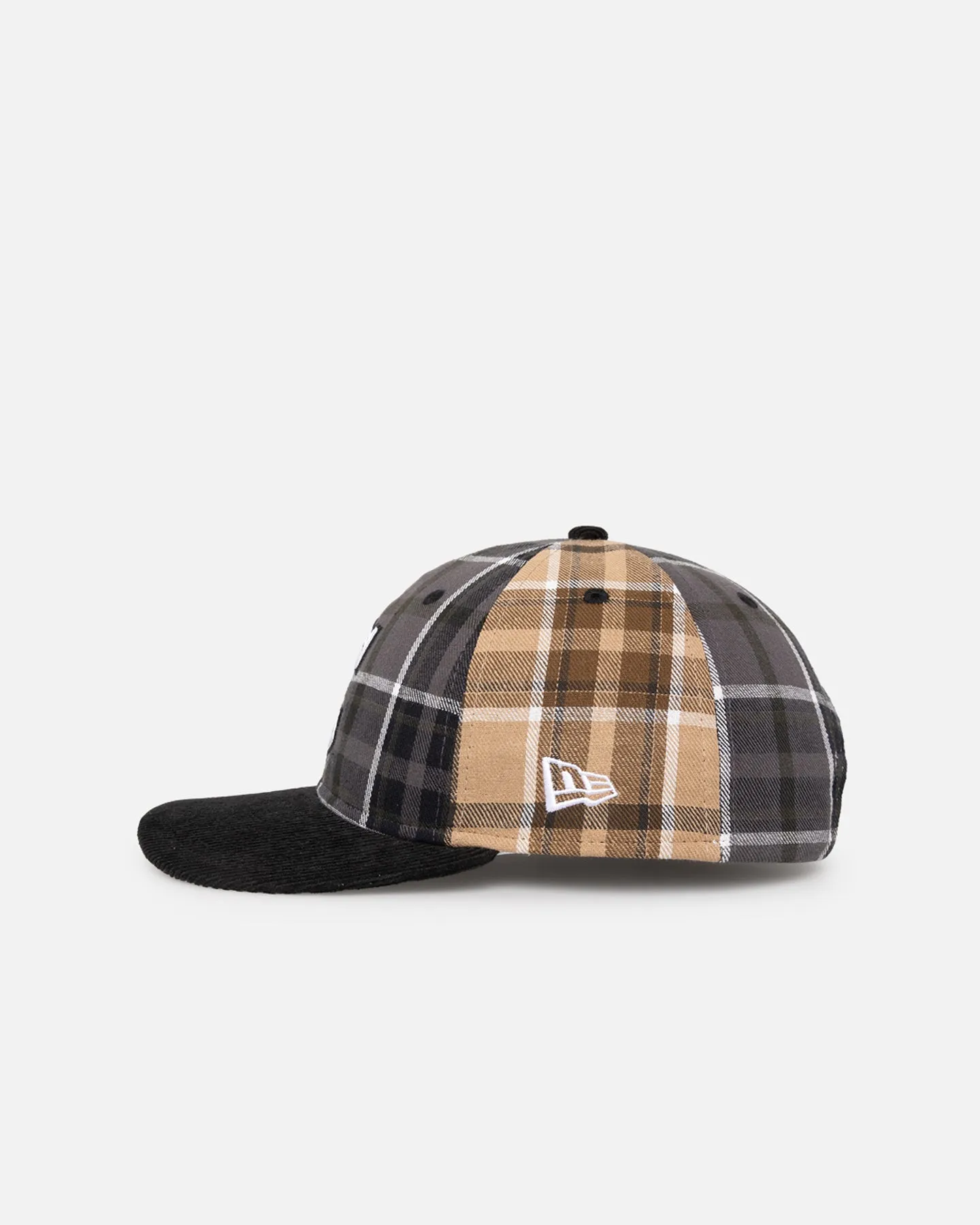 New Era Cleveland Guardians 'Multi Panel Plaid' 9FIFTY High Crown Strapback Plaid