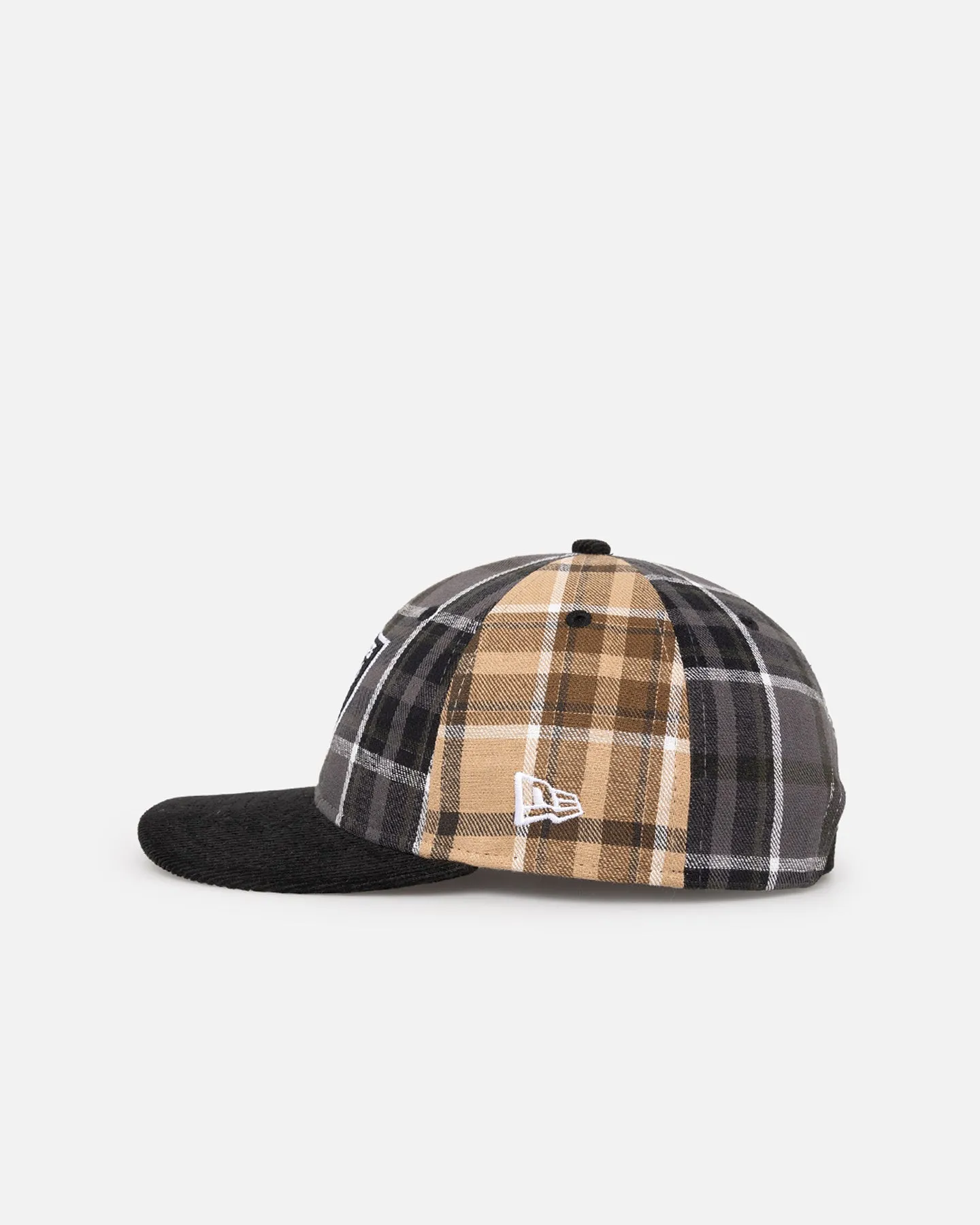 New Era Las Vegas Raiders 'Multi Panel Plaid' 9FIFTY High Crown Strapback Plaid