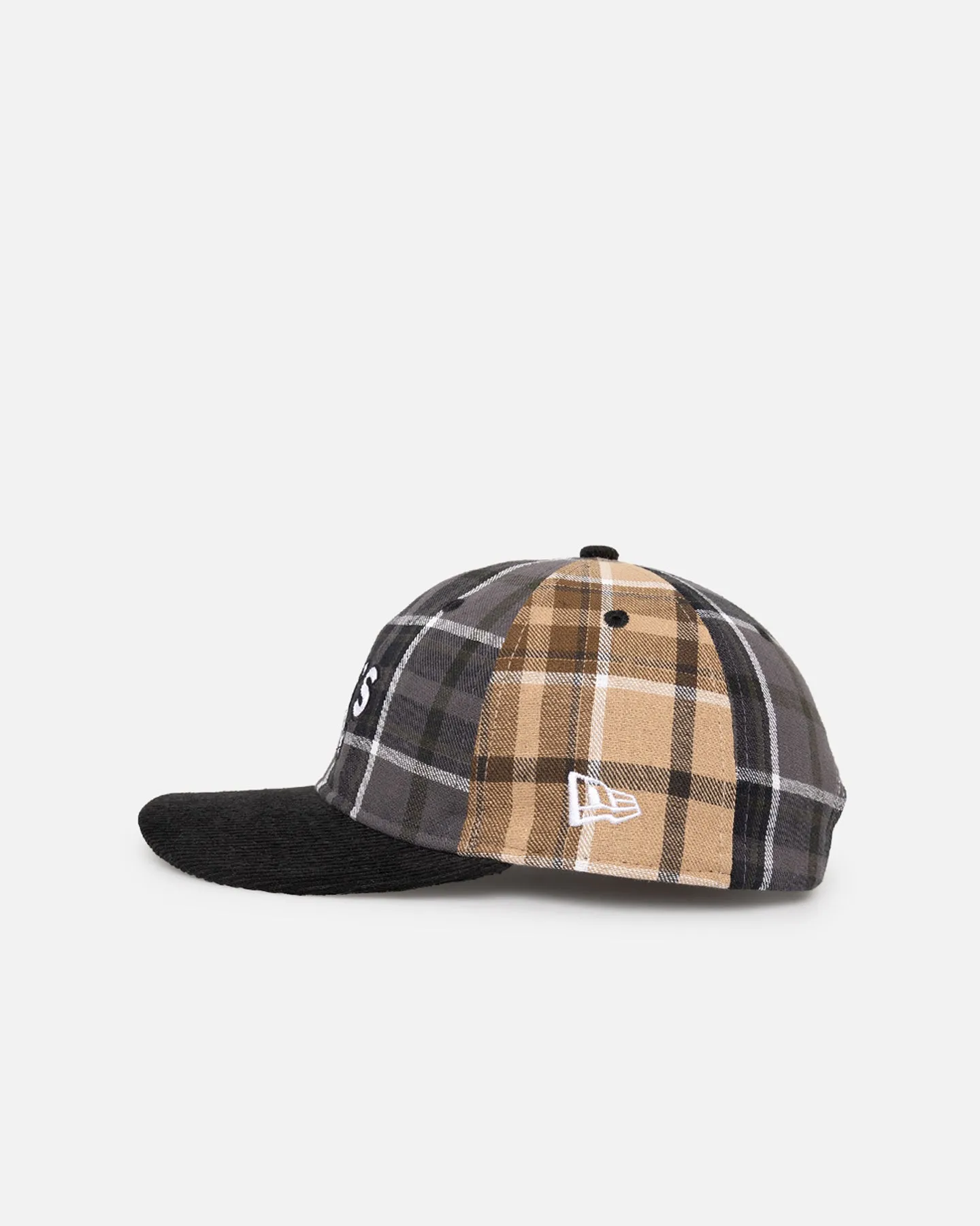 New Era Oakland Athletics 'Multi Panel Plaid' 9FIFTY High Crown Strapback Plaid