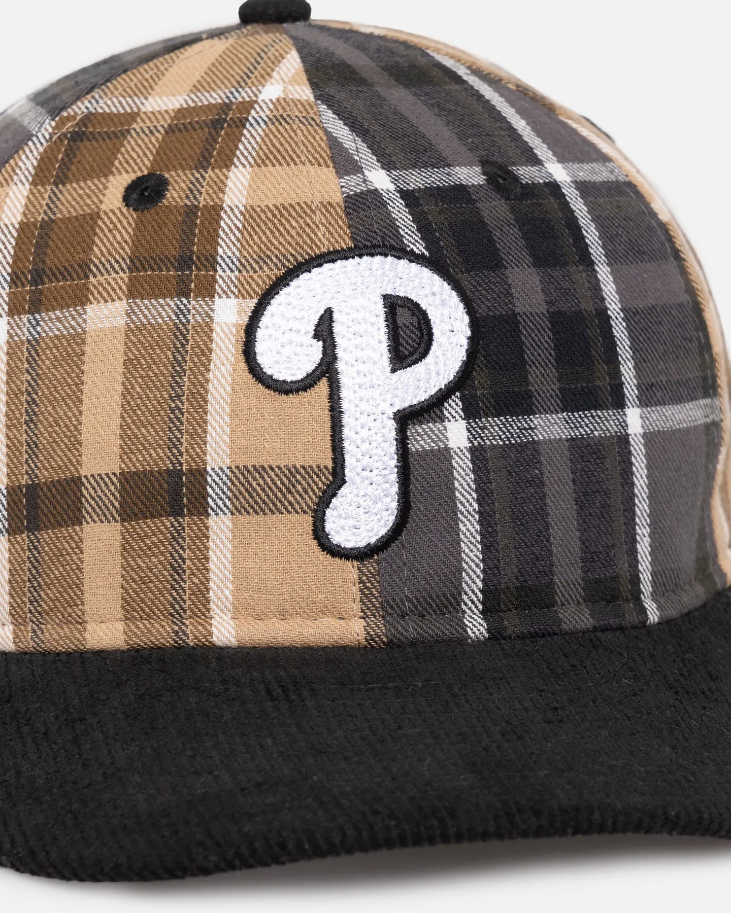 New Era Philadelphia Phillies 'Multi Panel Plaid' 9FIFTY High Crown Strapback Plaid