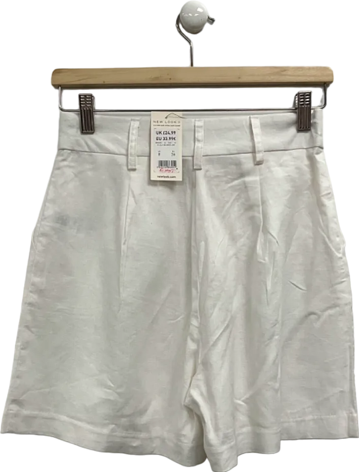 New Look White Shorts UK 8